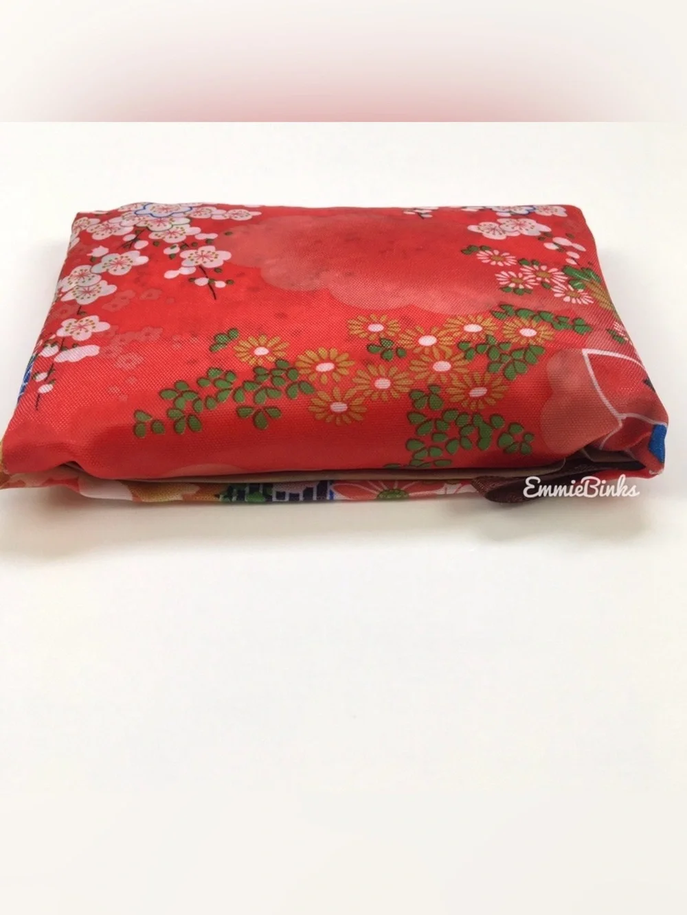 New Asian Inspired Art Print Reusable Shopping Tote - Errand Bag  / Gym Bag